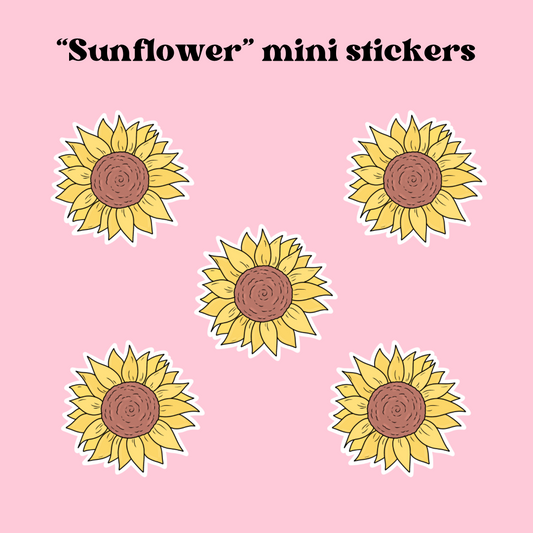 “Sunflower” mini sticker pack