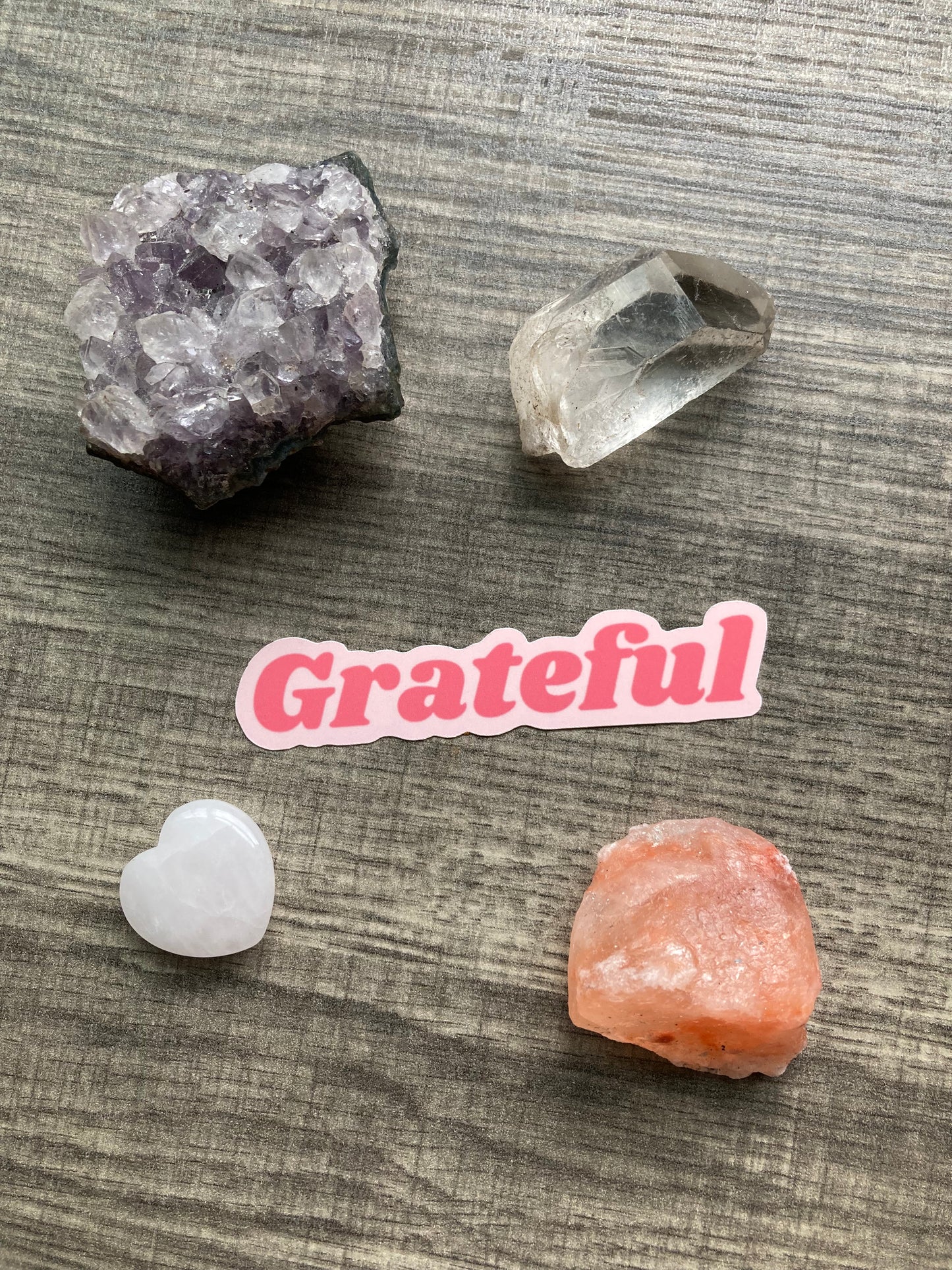 “Grateful” sticker