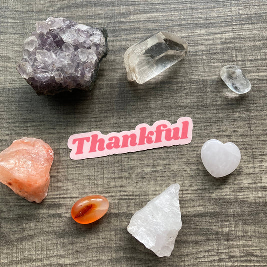 “Thankful” sticker