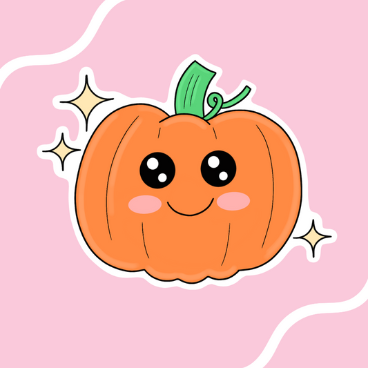 “Smiley Pumpkin” sticker (big)
