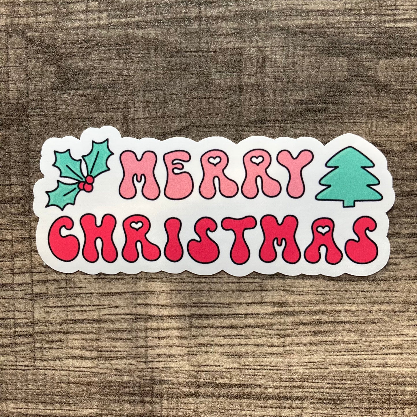 “Merry Christmas” sticker