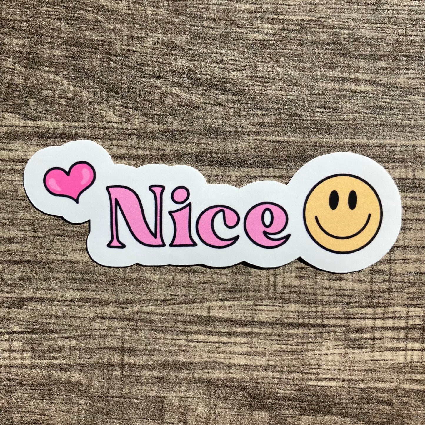 “Nice :) sticker