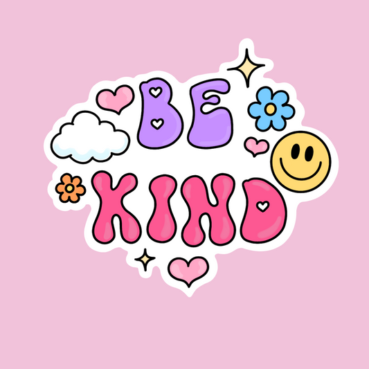 “Be Kind” sticker