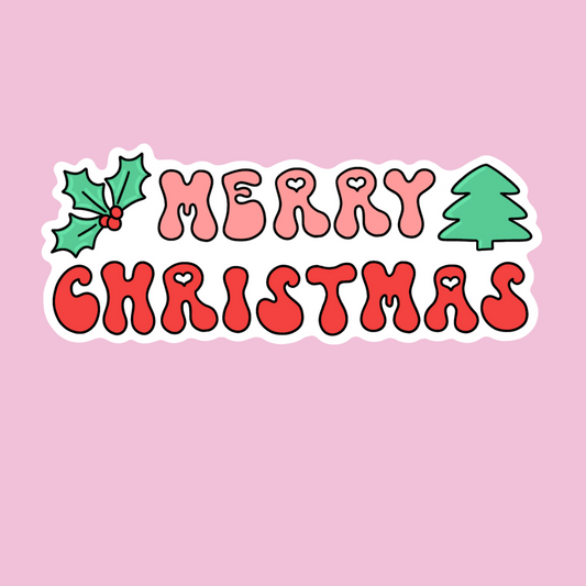 “Merry Christmas” sticker