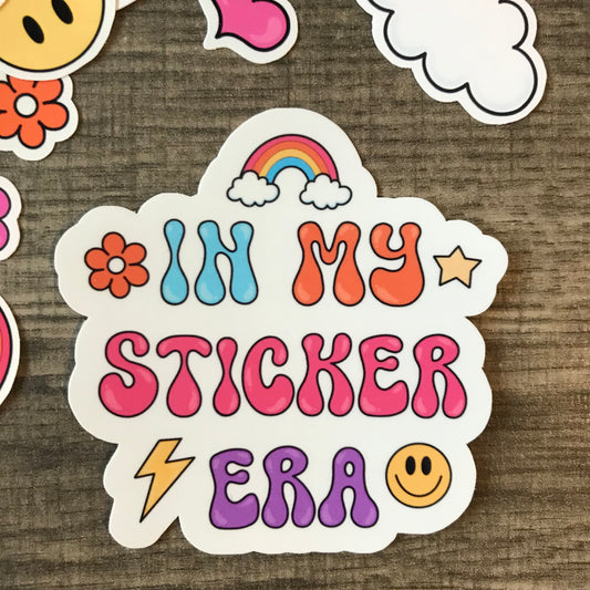 “In my sticker era” sticker